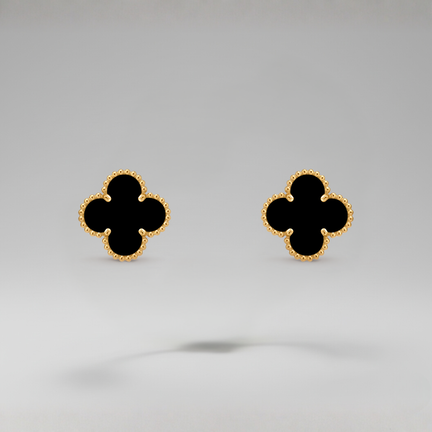 PENDIENTES TIPO VAN CLEEF 'ONYX'