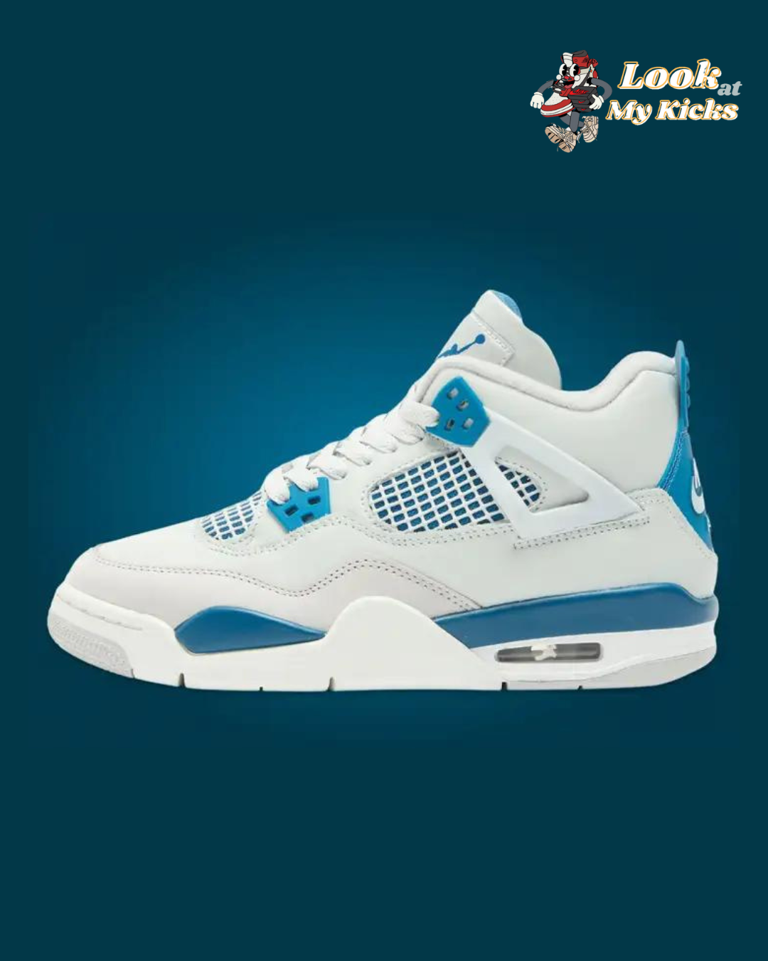 Jordan retro 4 Military blue