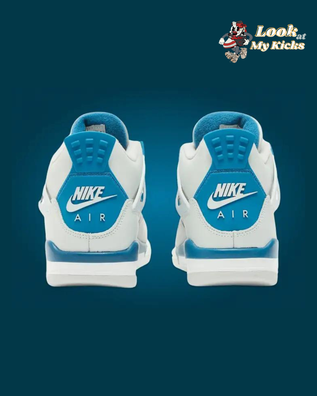 Jordan retro 4 Military blue