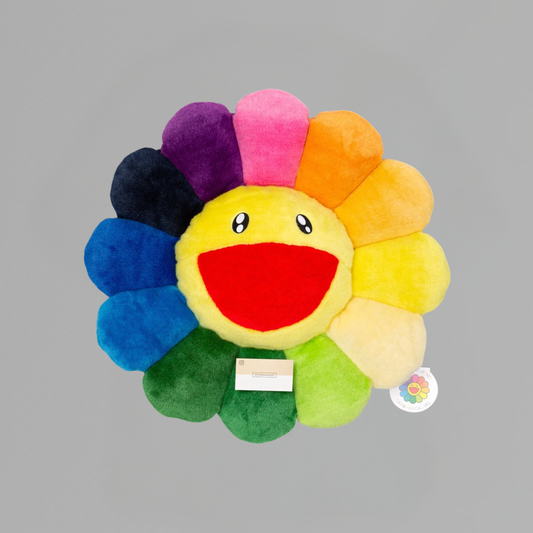 ALMOHADA FELPA TAKASHI MURAKAMI ARCOIRIS 30CM
