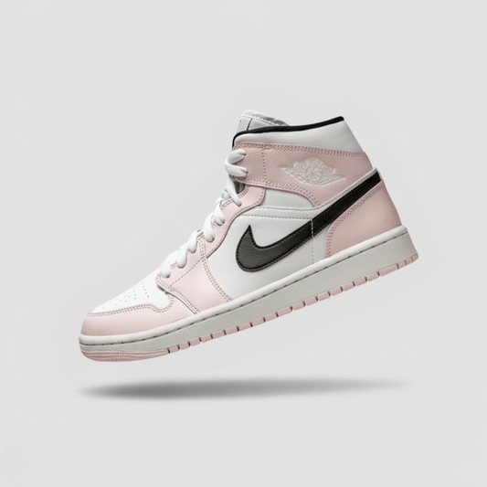 TENIS JORDAN 1 MID BARELY ROSE