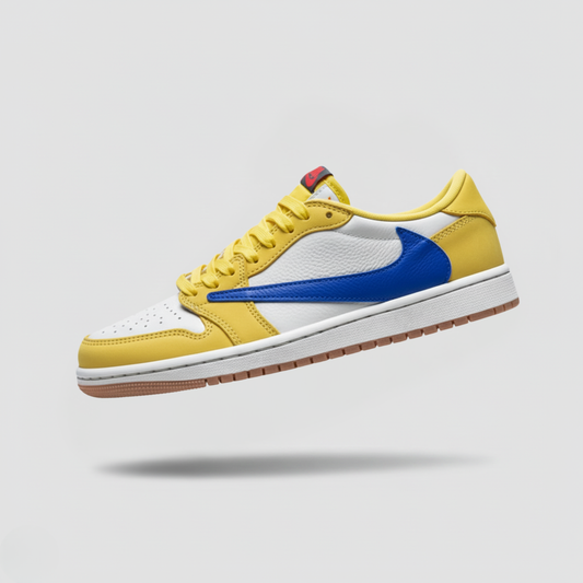 TENIS JORDAN 1 LOW x TRAVIS SCOTT 'CANARY'