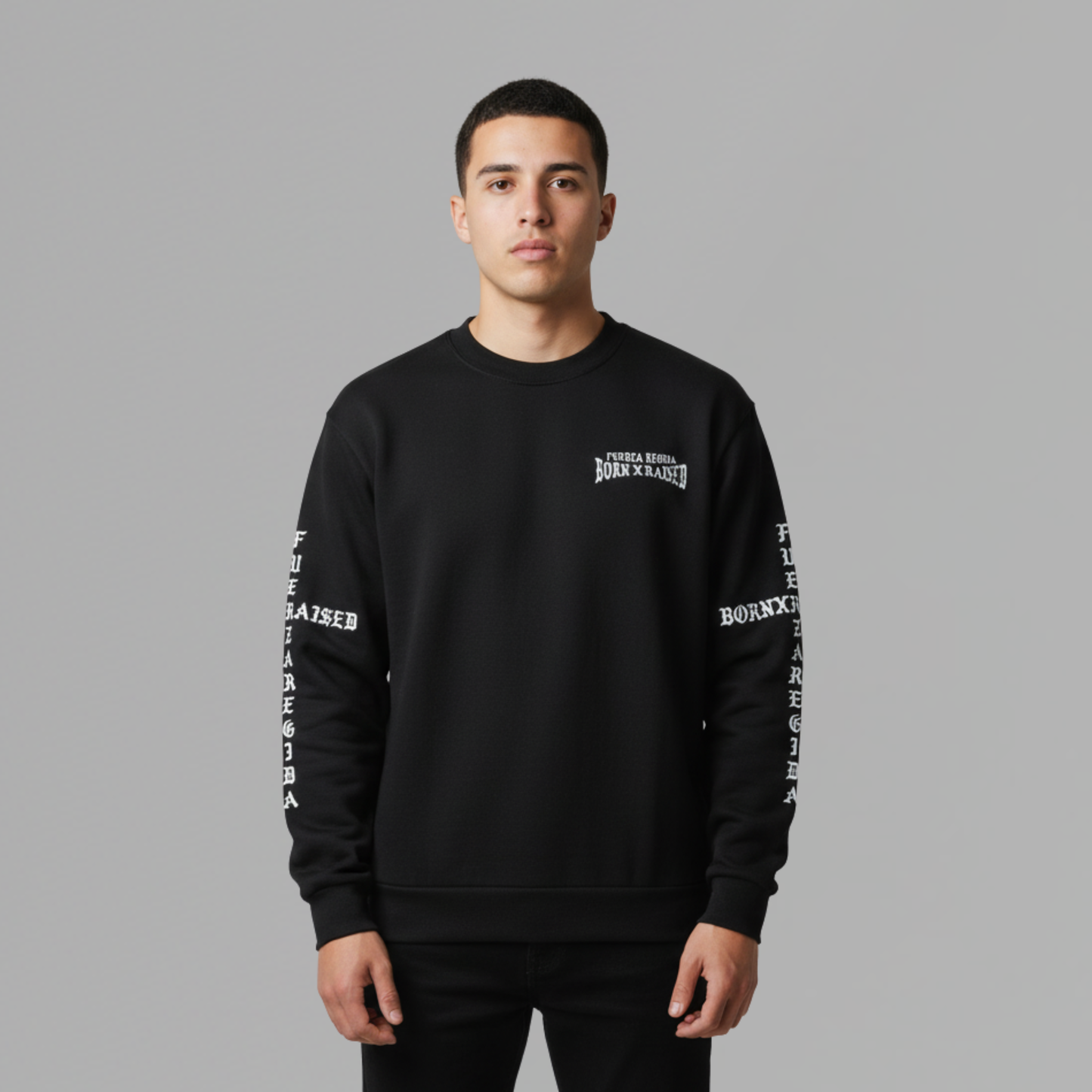 Hoodie Born & Raised x Fuerza Regida