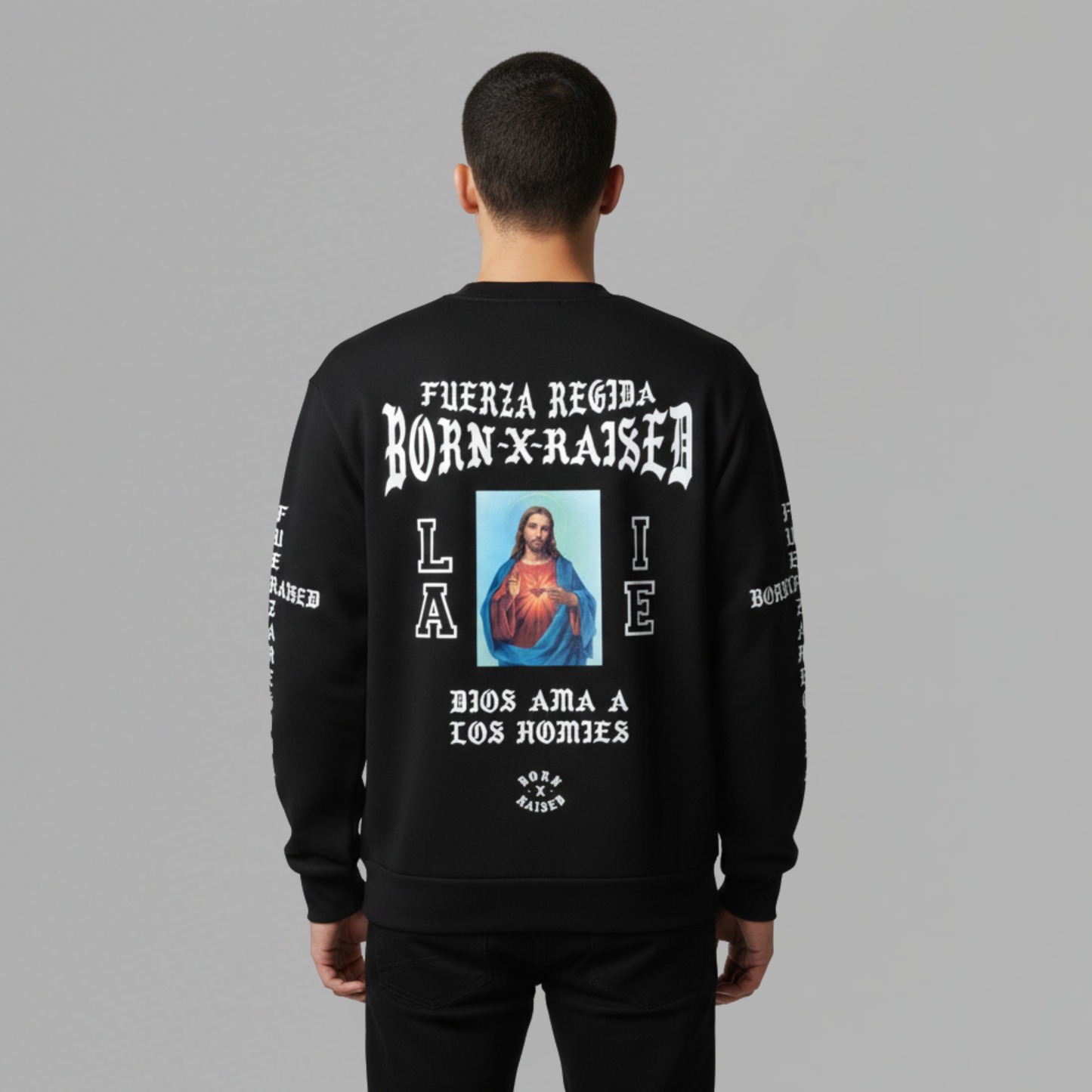 Hoodie Born & Raised x Fuerza Regida