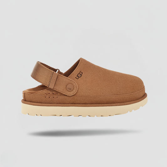 UGG WOMENS GOLDENSTAR CLOG 'CHESTNUT'
