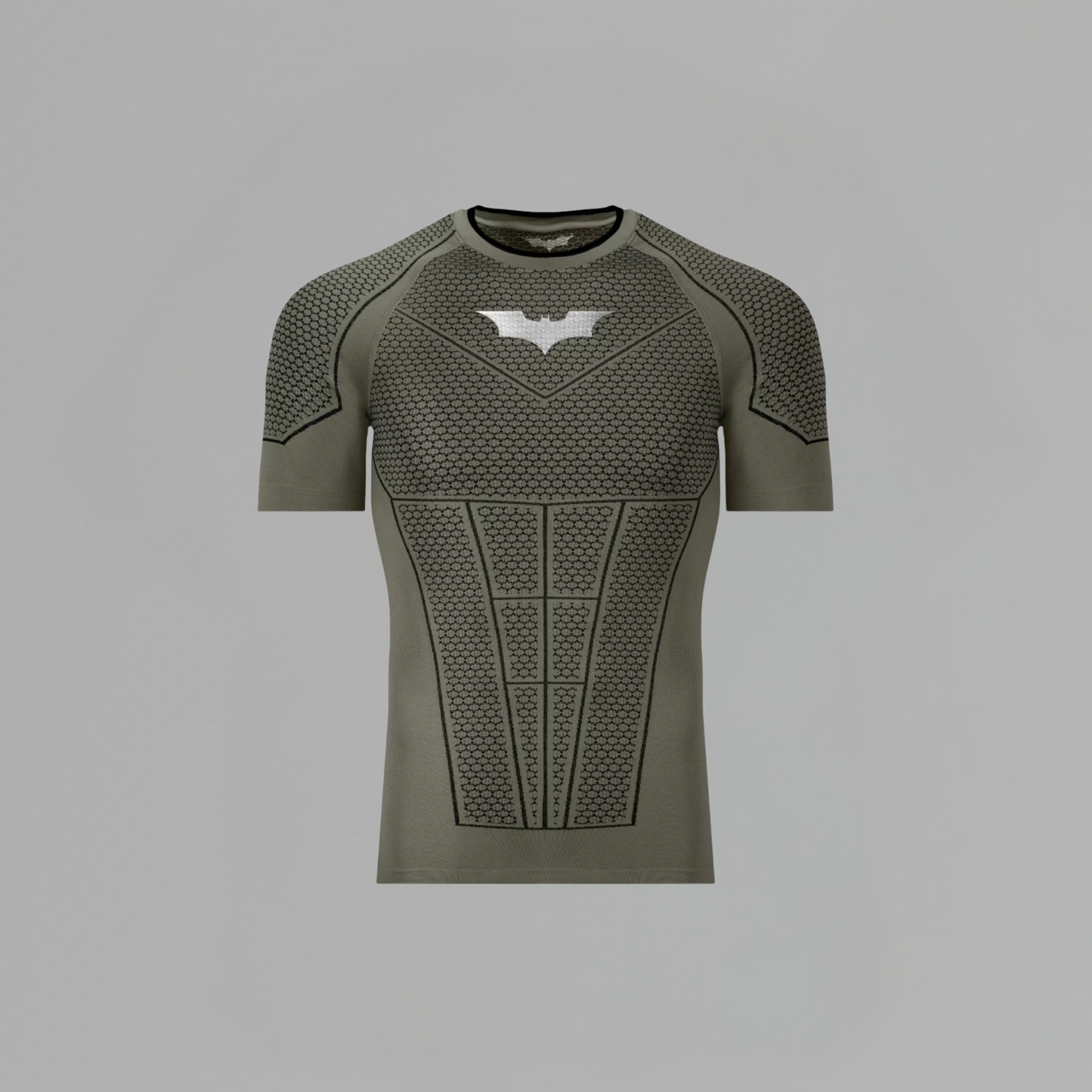 T SHIRT YOUNGLA 'BATMAN COMPRESSION TEE GREEN'