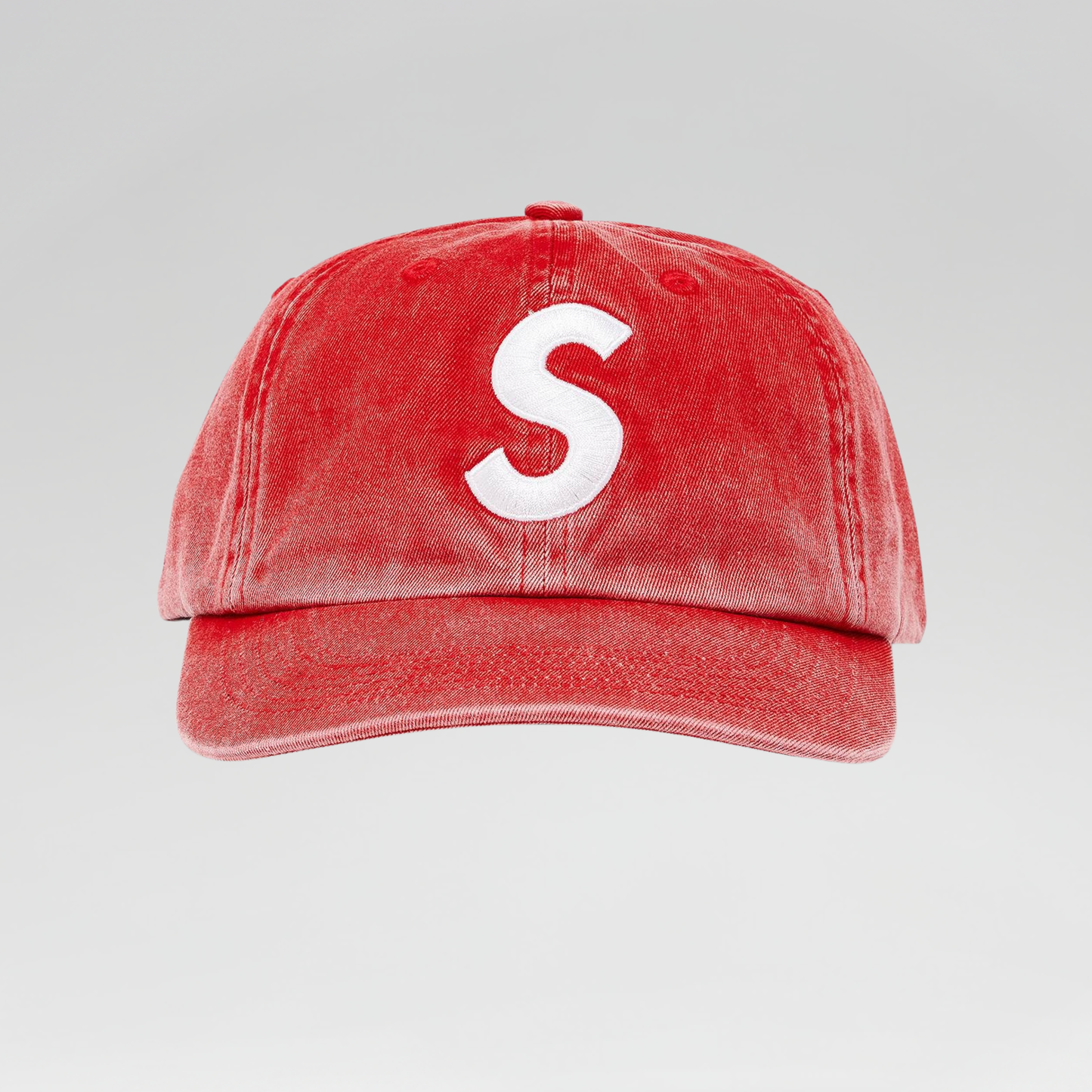 GORRA SUPREME 'PIGMENT COATED S LOGO 6-PANEL'