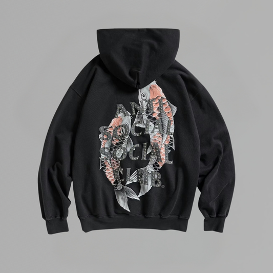 HOODIE 'STUDDED MIND GAMES'