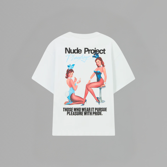 T SHIRT NUDE PROJECT 'DUO TEE WHITE'