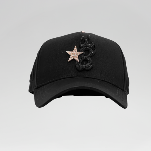 GORRA BARBAS HATS 'B STAR ROSE GOLD'