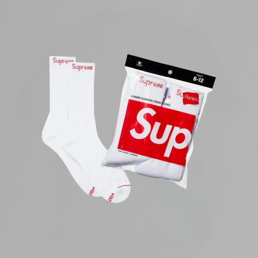 CALCETAS SUPREME x HANES WHITE