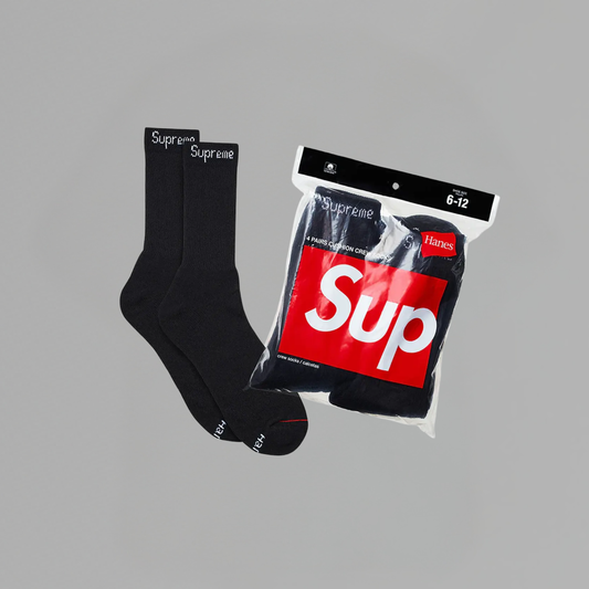 CALCETAS SUPREME x HANES BLACK