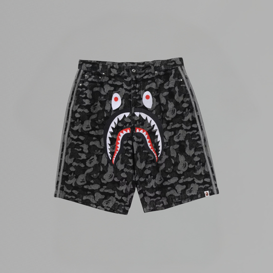 SHORT ADIDAS x BAPE 'SHARK DENIM'