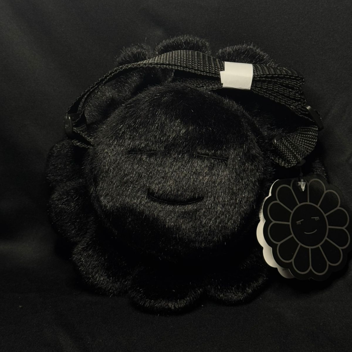 BOLSO TAKASHI MURAKAMI RAINBOW FLOWER SHOULDER BAG ALL BLACK