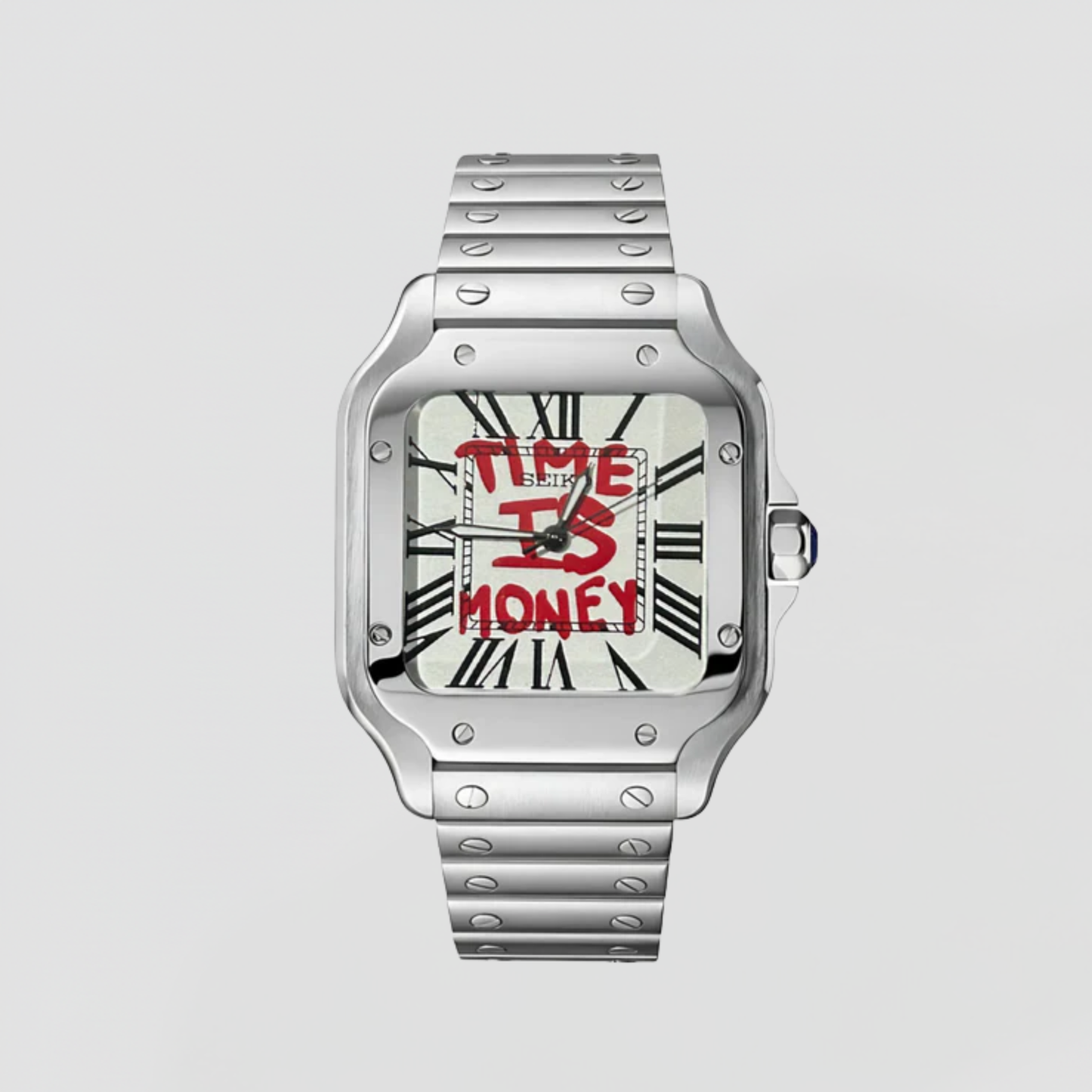 RELOJ SEIKO MOD SANTOS 'TIME IS MONEY'