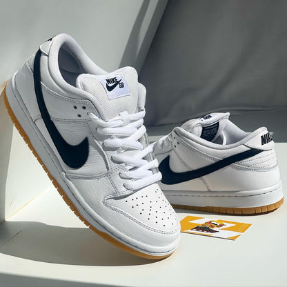 SB Dunk Low White Gum